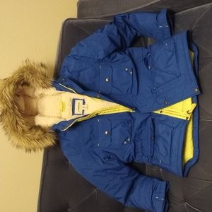 Lands End Expedition Down Waterproof Winter Parka (Coat)